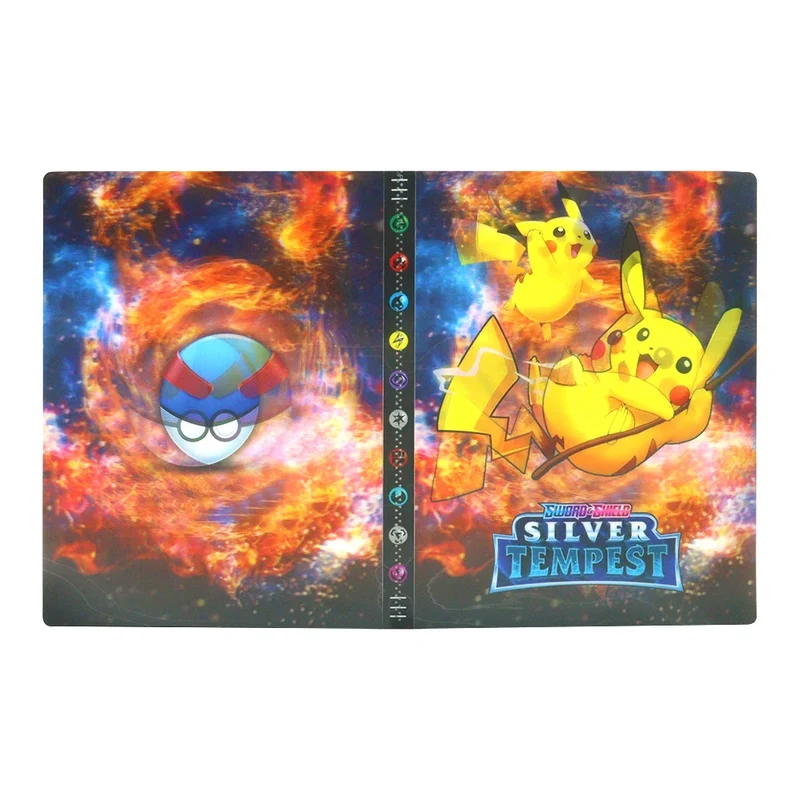 Grand album de collection pouvant contenir jusqu'à 432 cartes Pokémon