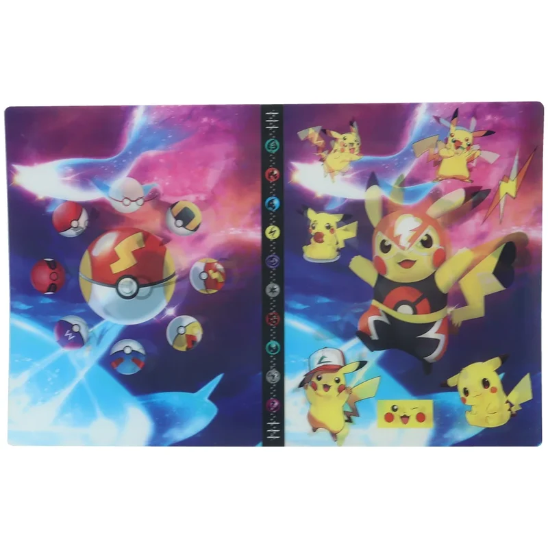 Grand album de collection pouvant contenir jusqu'à 432 cartes Pokémon