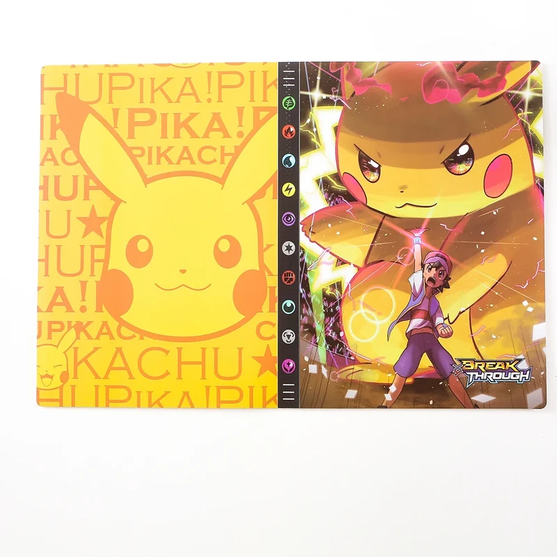 Grand album de collection pouvant contenir jusqu'à 432 cartes Pokémon
