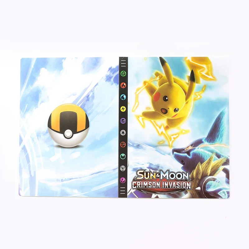 Grand album de collection pouvant contenir jusqu'à 432 cartes Pokémon