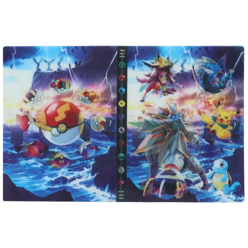 Grand album de collection pouvant contenir jusqu'à 432 cartes Pokémon