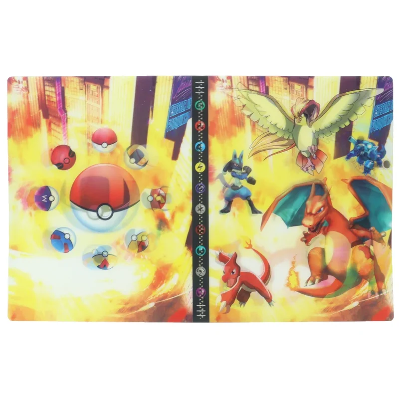 Grand album de collection pouvant contenir jusqu'à 432 cartes Pokémon