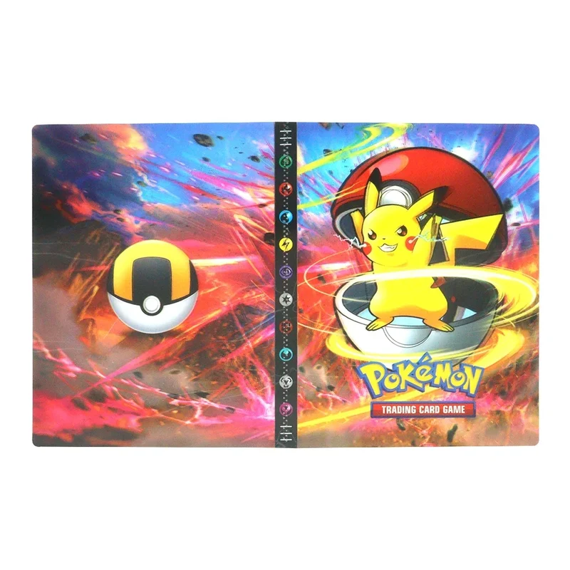 Grand album de collection pouvant contenir jusqu'à 432 cartes Pokémon
