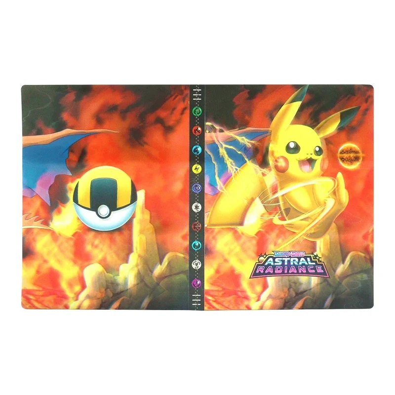 Grand album de collection pouvant contenir jusqu'à 432 cartes Pokémon
