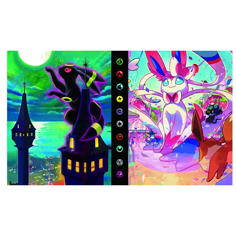 Album livret collector pouvant contenir jusqu'à 240 cartes Pokémon