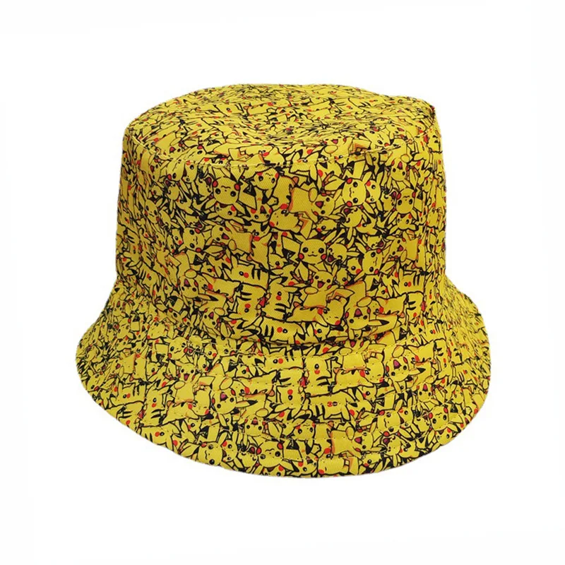 Chapeau de pêcheur estival et protection solaire avec motifs Pokémon pour enfants