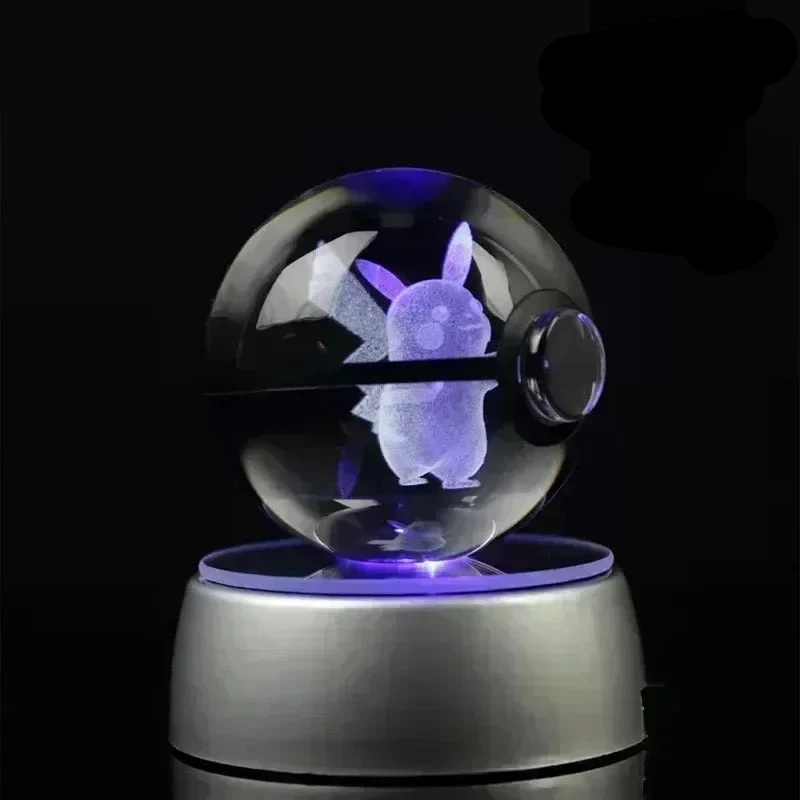 Crystal Pokeball avec effet 3D Realxo Mewtwo Pikachu et bien plus encore.