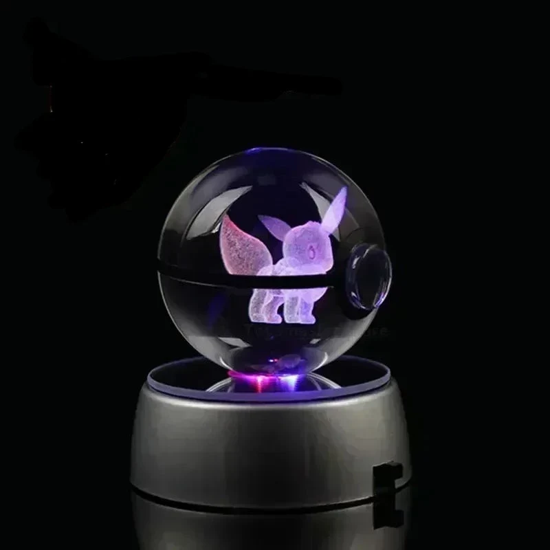 Crystal Pokeball avec effet 3D Realxo Mewtwo Pikachu et bien plus encore.