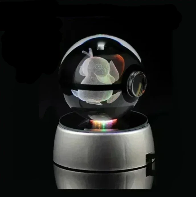 Crystal Pokeball avec effet 3D Realxo Mewtwo Pikachu et bien plus encore.