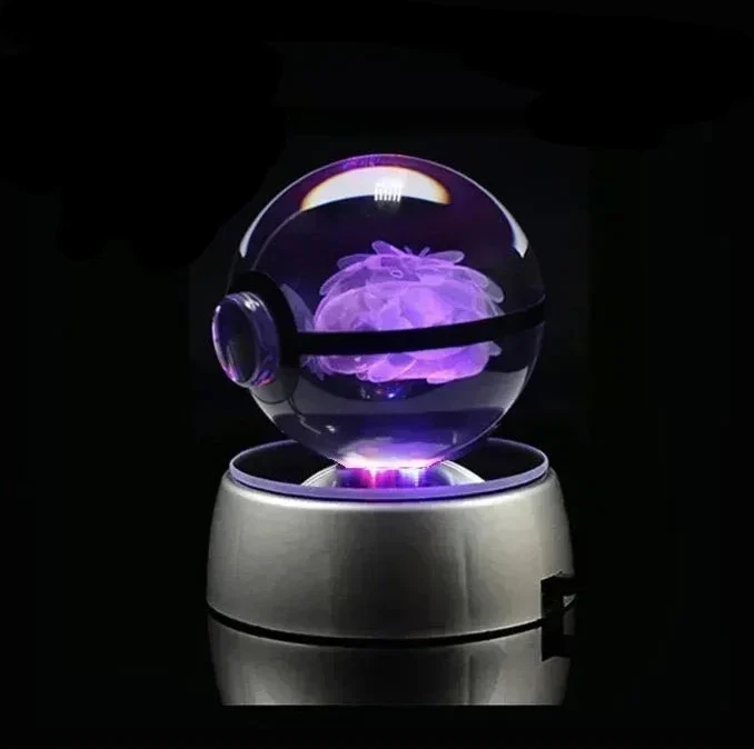 Crystal Pokeball avec effet 3D Realxo Mewtwo Pikachu et bien plus encore.