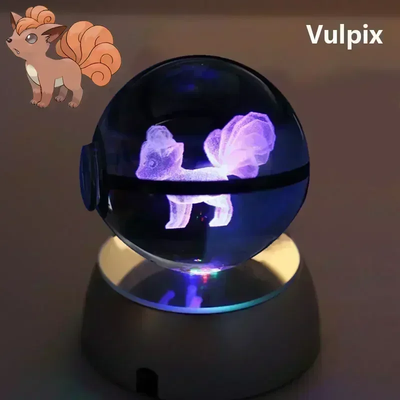 Crystal Pokeball avec effet 3D Realxo Mewtwo Pikachu et bien plus encore.