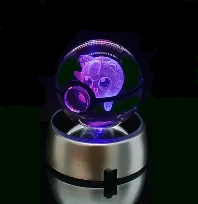 Crystal Pokeball avec effet 3D Realxo Mewtwo Pikachu et bien plus encore.