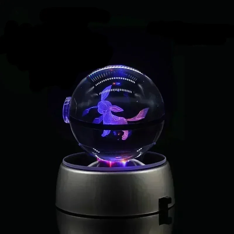 Crystal Pokeball avec effet 3D Realxo Mewtwo Pikachu et bien plus encore.