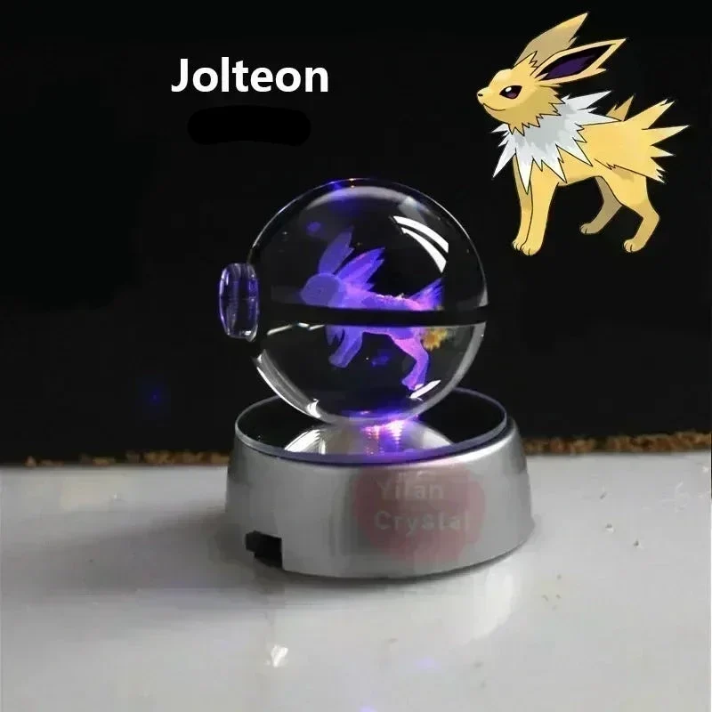 Crystal Pokeball avec effet 3D Realxo Mewtwo Pikachu et bien plus encore.