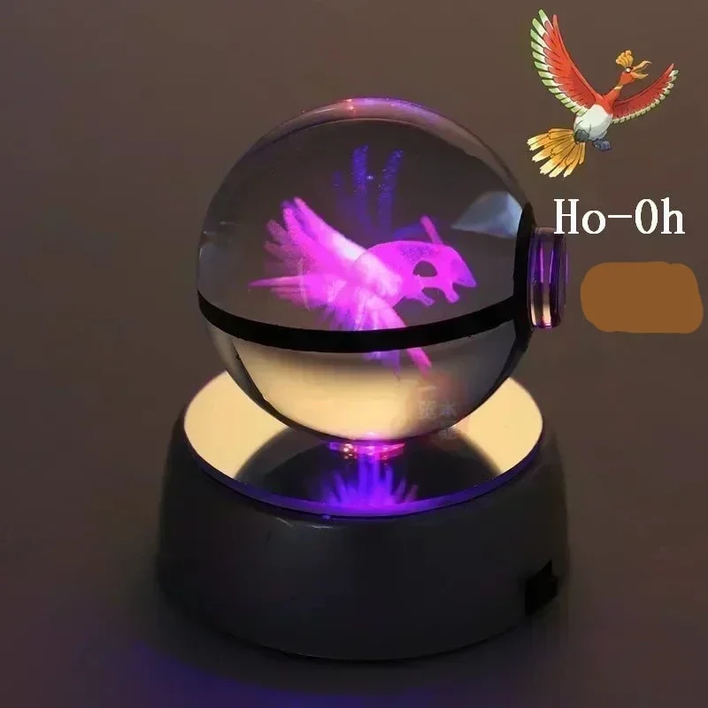 Crystal Pokeball avec effet 3D Realxo Mewtwo Pikachu et bien plus encore.