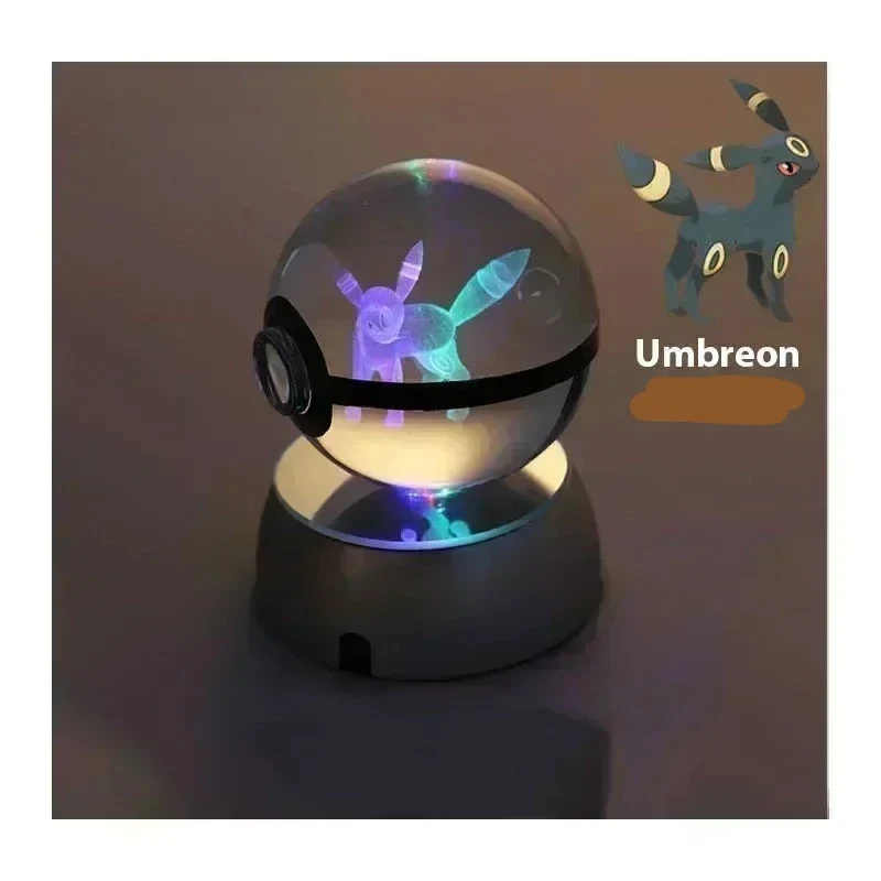 Crystal Pokeball avec effet 3D Realxo Mewtwo Pikachu et bien plus encore.