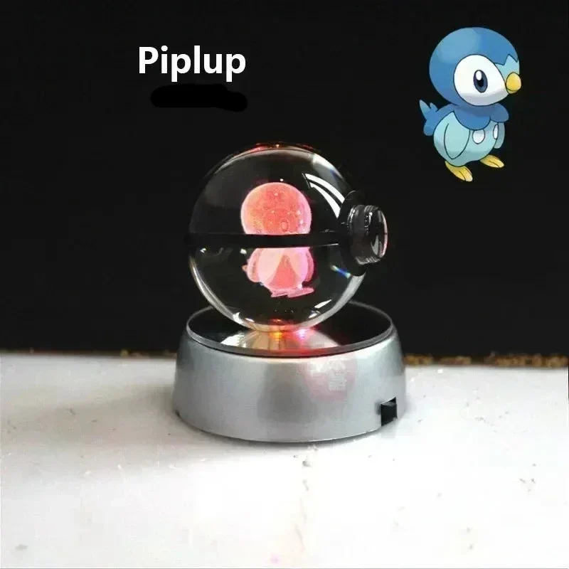 Crystal Pokeball avec effet 3D Realxo Mewtwo Pikachu et bien plus encore.
