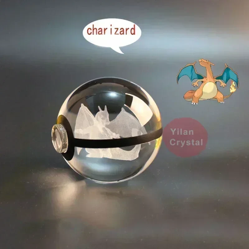 Crystal Pokeball avec effet 3D Realxo Mewtwo Pikachu et bien plus encore.