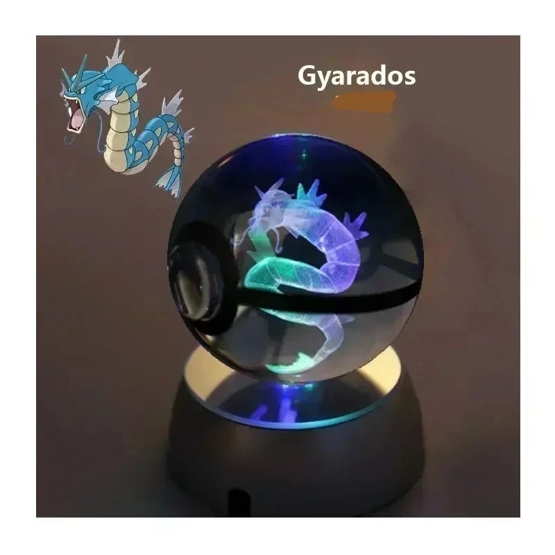Crystal Pokeball avec effet 3D Realxo Mewtwo Pikachu et bien plus encore.