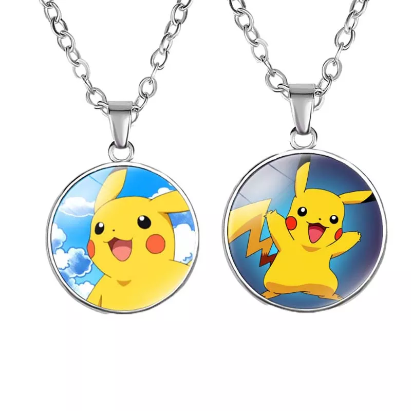 Collier Pikachu avec pendentif - de nombreux motifs Pokémon différents