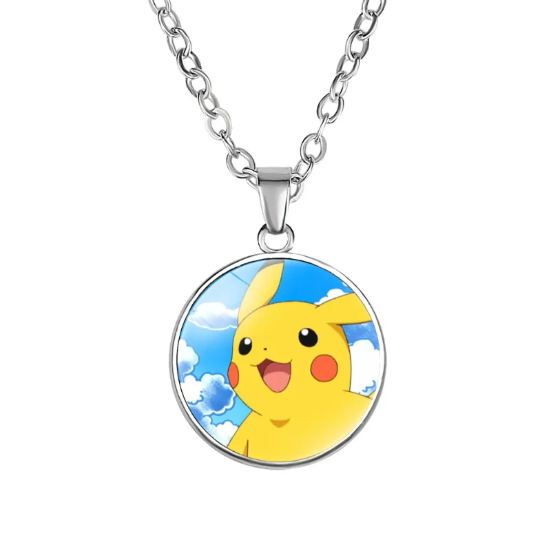 Collier Pikachu avec pendentif - de nombreux motifs Pokémon différents