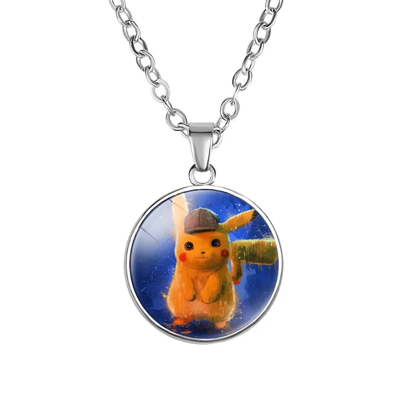 Collier Pikachu avec pendentif - de nombreux motifs Pokémon différents