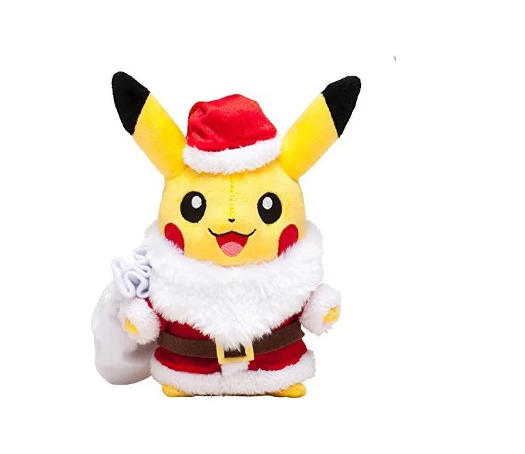 Peluche Pikachu aux motifs de Noël