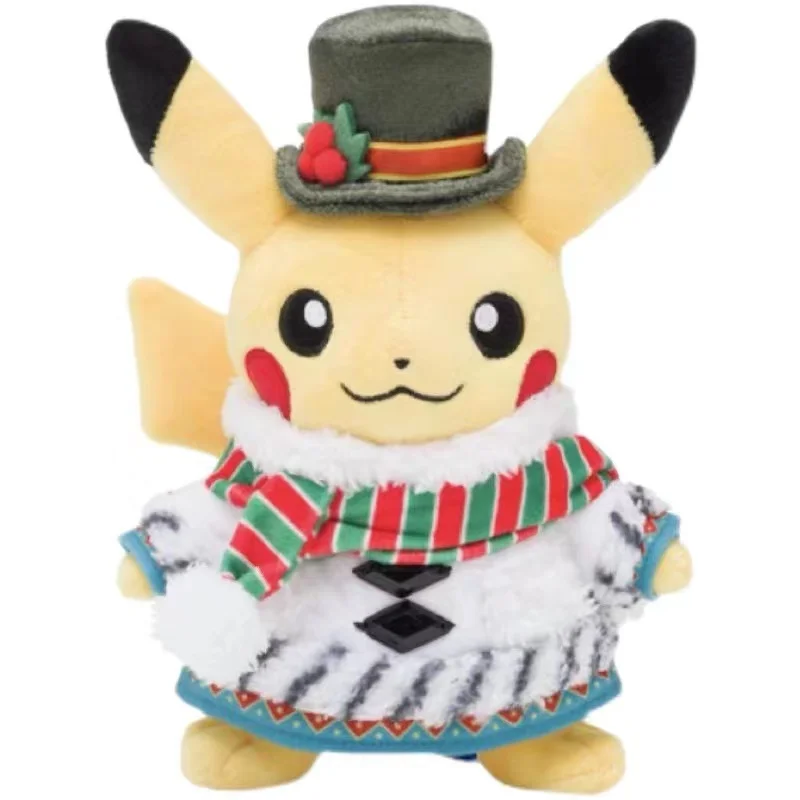 Peluche Pikachu aux motifs de Noël