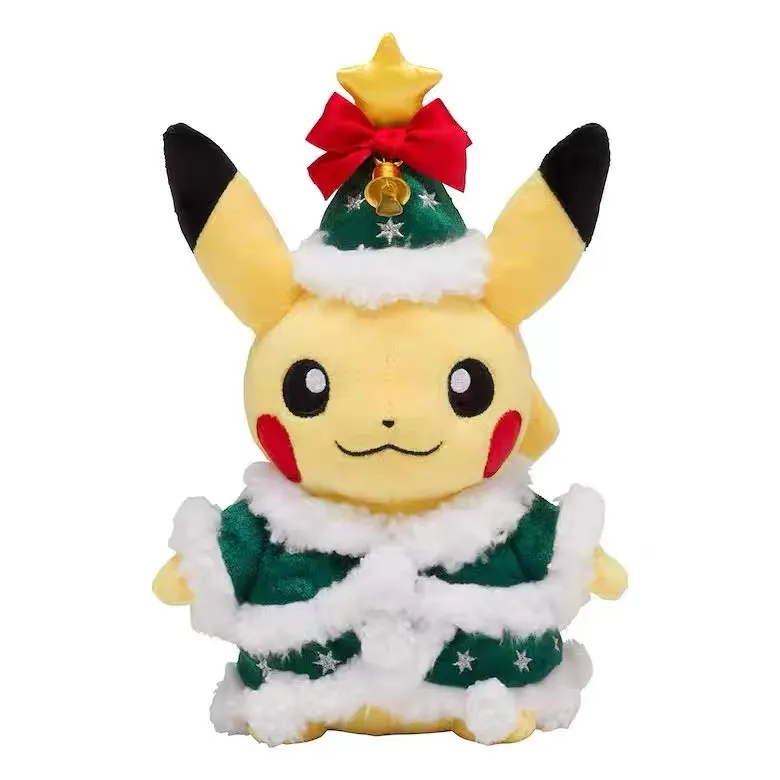 Peluche Pikachu aux motifs de Noël