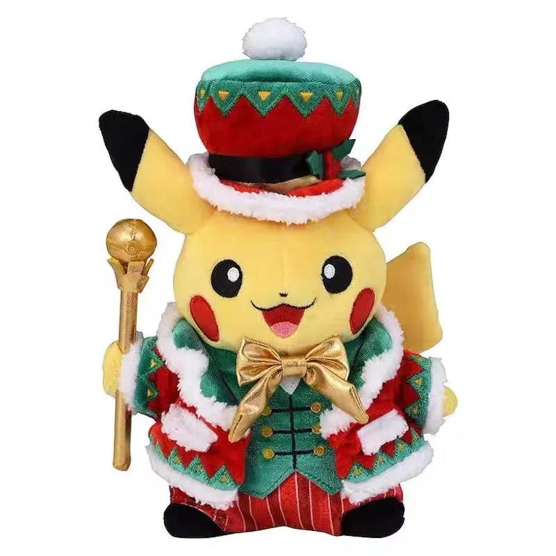 Peluche Pikachu aux motifs de Noël