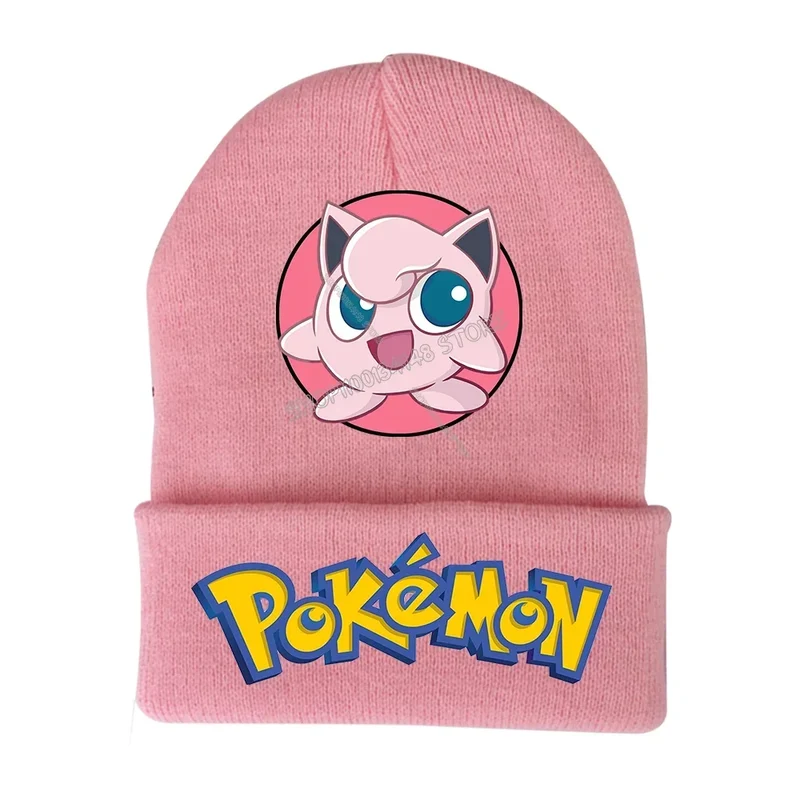 Chapeaux d'hiver Pokémon colorés pour enfants ou adultes