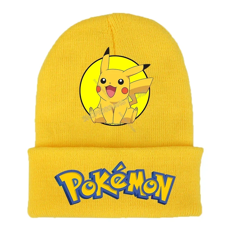 Chapeaux d'hiver Pokémon colorés pour enfants ou adultes