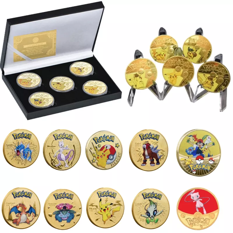 Pokémon collectant des pièces - de nombreux motifs
