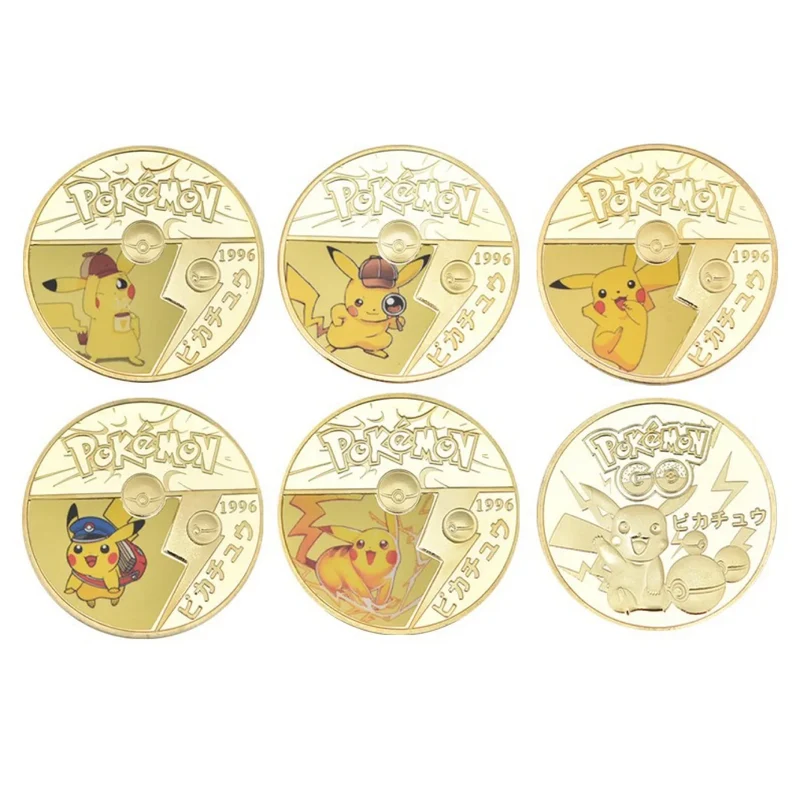 Pièces Pokémon avec différents Pokémon Mewtwo, Quajutsu, Pikachu Mew, Genesect et autres