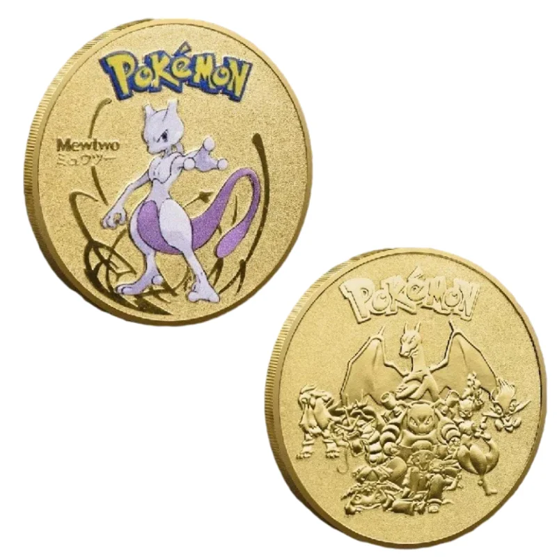 Pièces Pokémon avec différents Pokémon Mewtwo, Quajutsu, Pikachu Mew, Genesect et autres