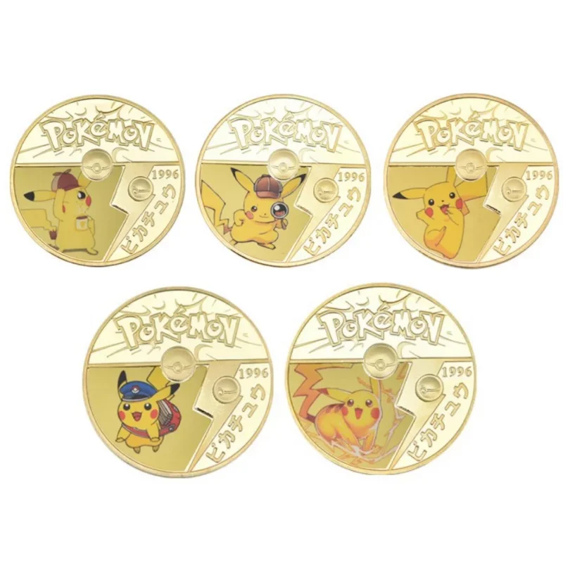 Pièces Pokémon avec différents Pokémon Mewtwo, Quajutsu, Pikachu Mew, Genesect et autres