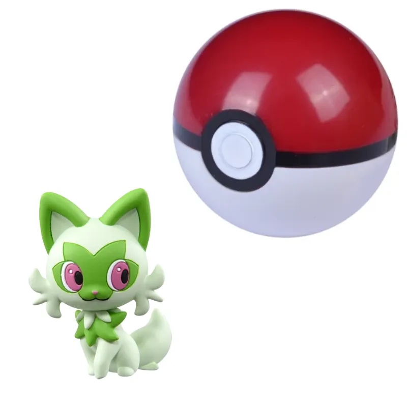 Figurines Pokémon Carmin et Violet - Felori, Kwaks, Krokel environ 4-5cm