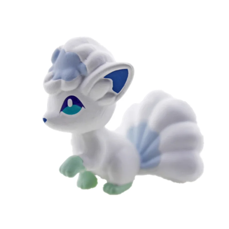 Tomy WCT Figurines Pokémon Pikachu Tiplouf Vulpix Miaouss Cubone Marshadow Axew Keldeo environ 4 cm