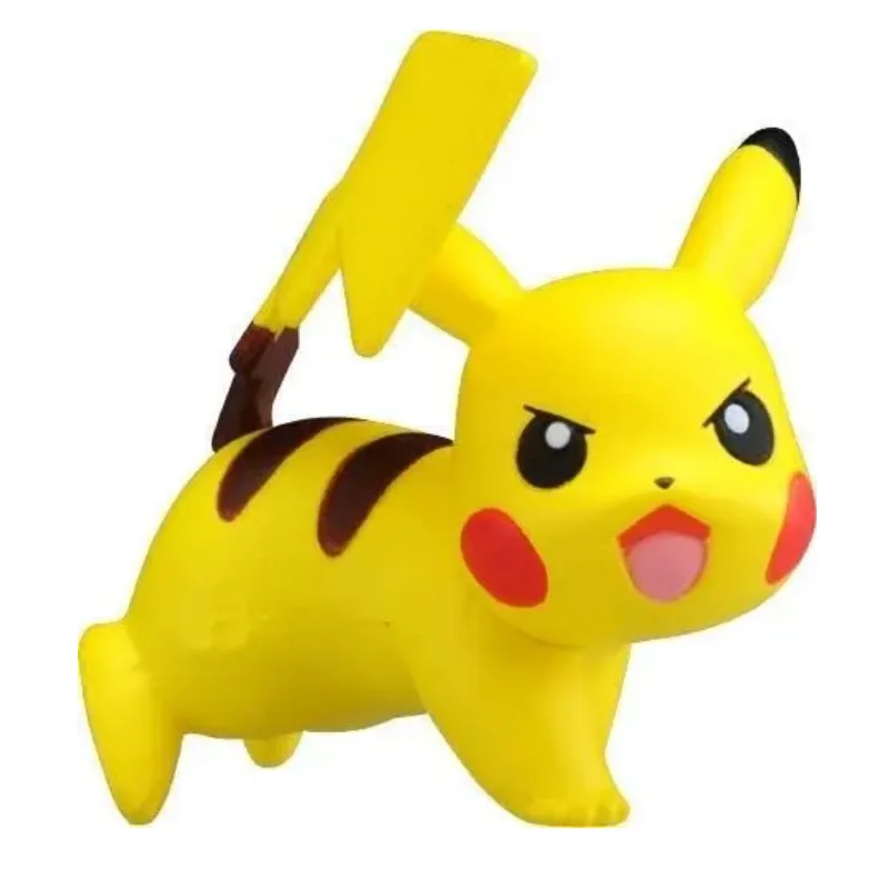 Tomy WCT Figurines Pokémon Pikachu Tiplouf Vulpix Miaouss Cubone Marshadow Axew Keldeo environ 4 cm