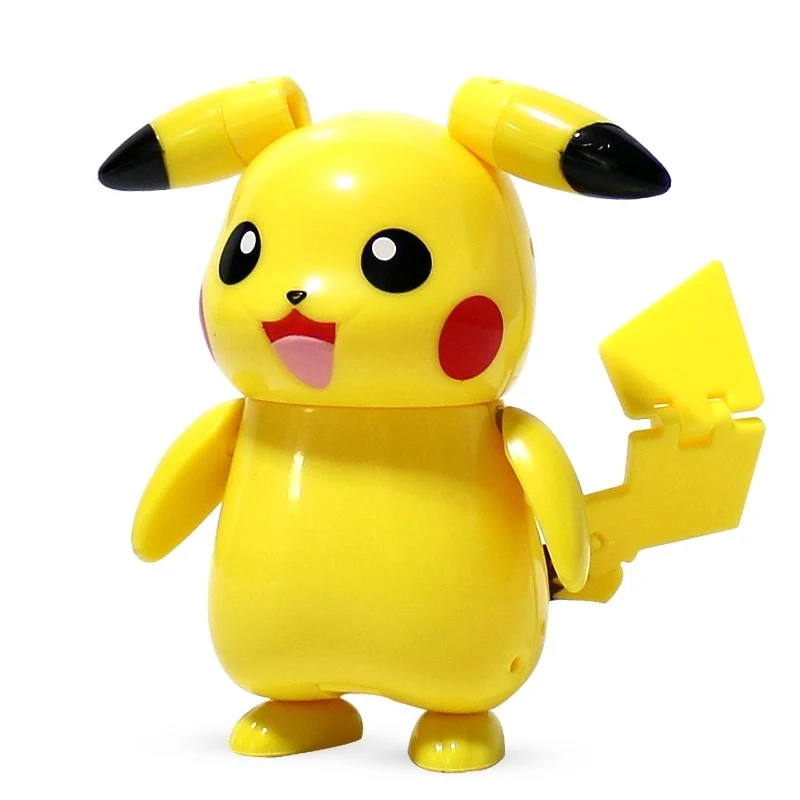Pikachu Spielzeug Figur avec Pokeball Pokemon Spiel Set