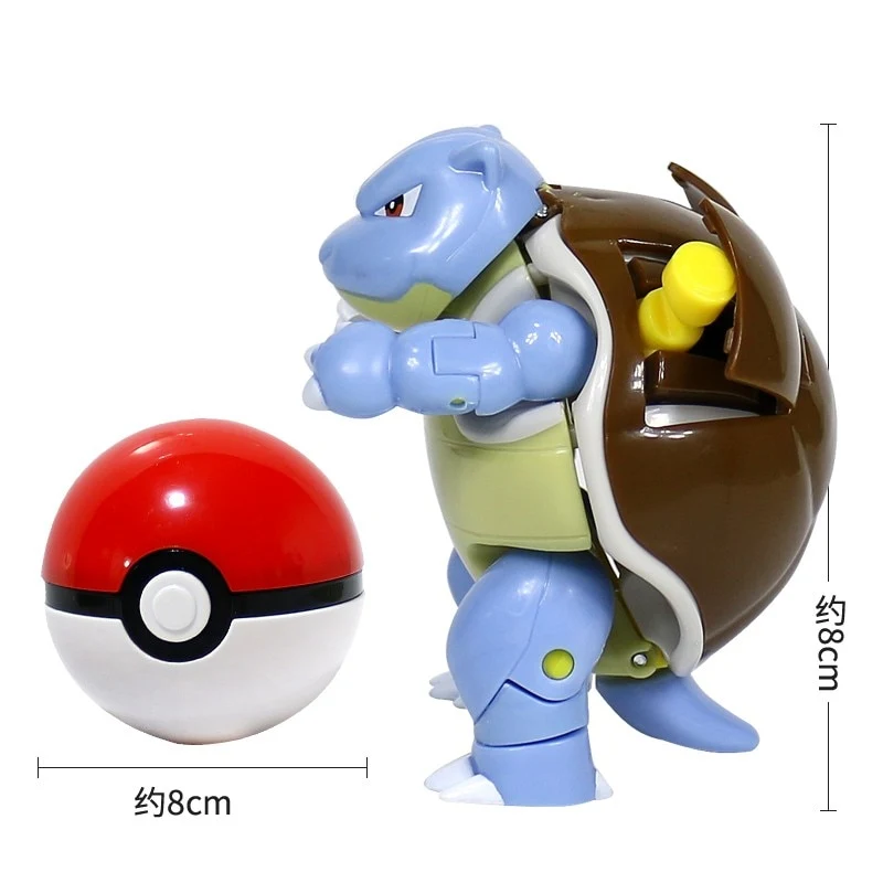 Ensemble de jouets Pokémon Turtok (Blastoise) avec figurine et Pokeball