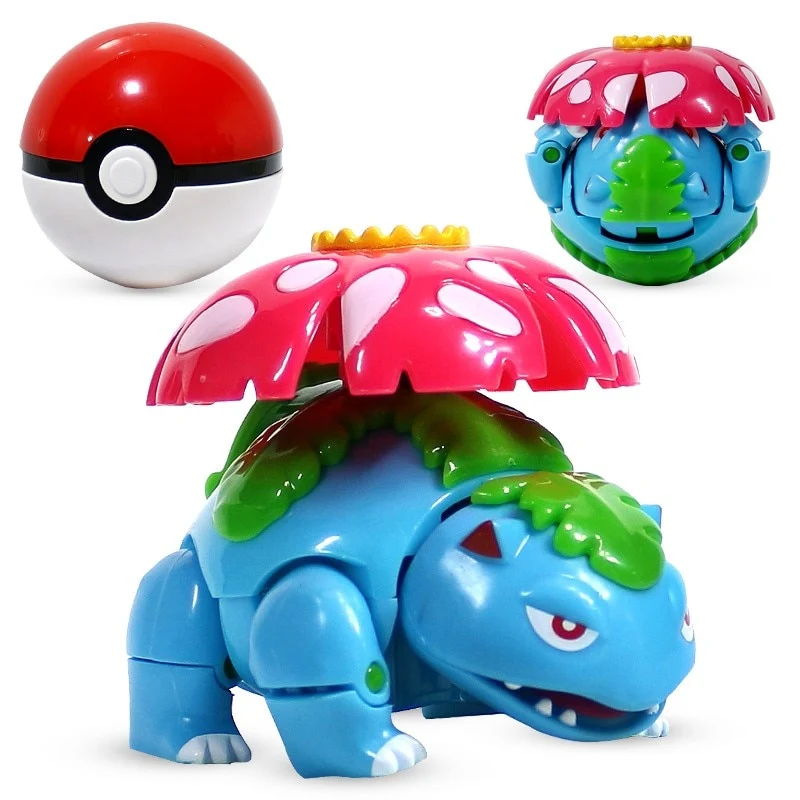 Figurine Venusaur / Bisaflor avec pokeball