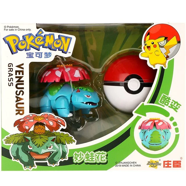 Figurine Venusaur / Bisaflor avec pokeball