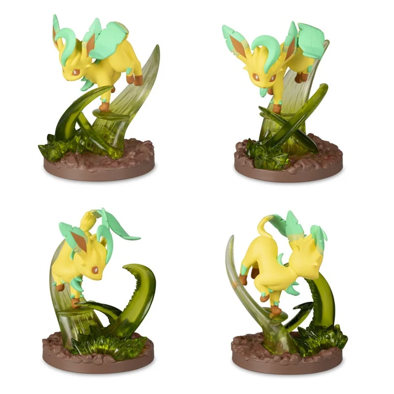 Ensemble de 6 figurines Pokemon avec Charmander, Mimikyu, Fukano, Sylveon, Leafeon, Glaceon