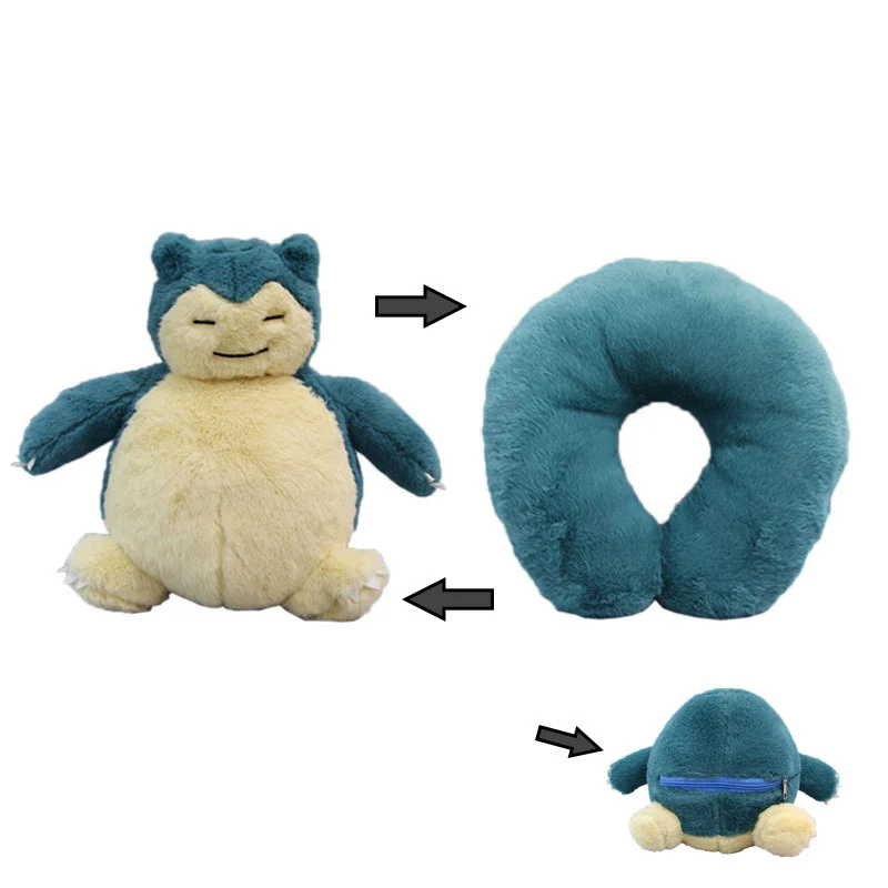 Oreiller de cou câlin Relaxo Snorlax - peluche