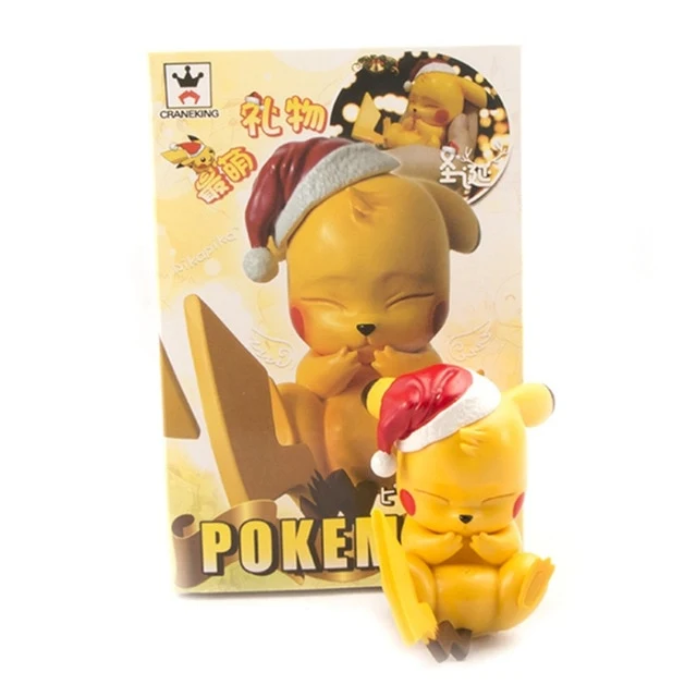 Figurine Pikachu avec édition de Noël