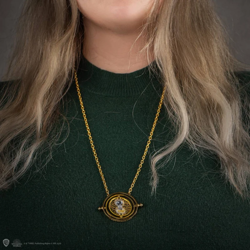 Collier Retourneur de Temps - Harry Potter Or