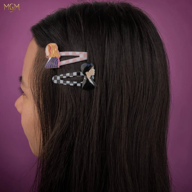 Lot de 4 Barrettes Mercredi - Mercredi Multicolore