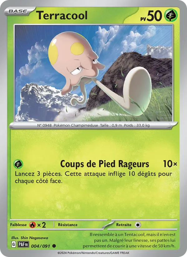 Terracool 4/91 — EV04.5 – Destinées de Paldea — Carte Pokémon française