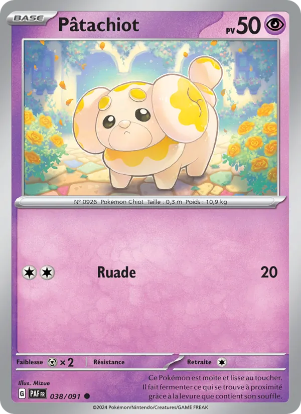 Pâtachiot 38/91 — EV04.5 – Destinées de Paldea — Carte Pokémon française